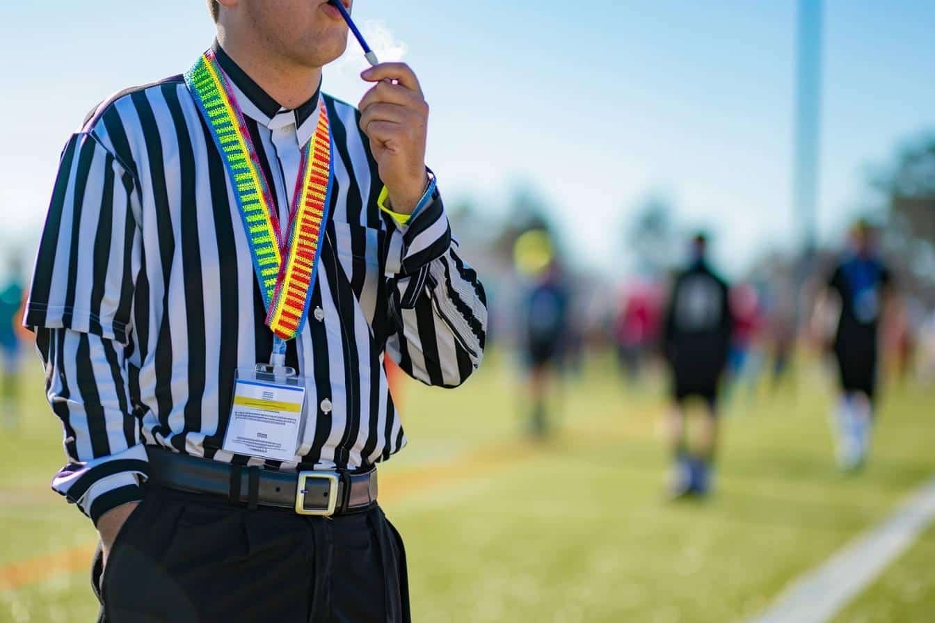 Sifflet arbitre foot : indispensable pour diriger le match