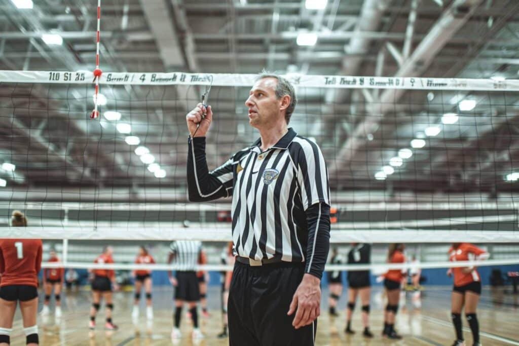 Combien d'arbitre au volley ball : les règles officielles expliquées