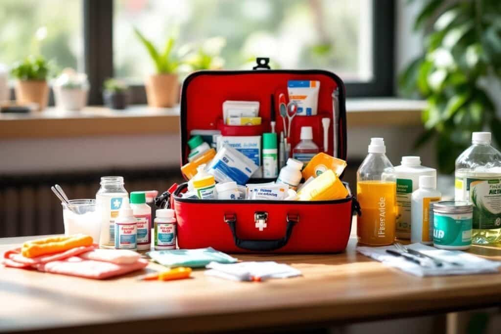 Premiers secours trousse contenu : guide complet et essentiels